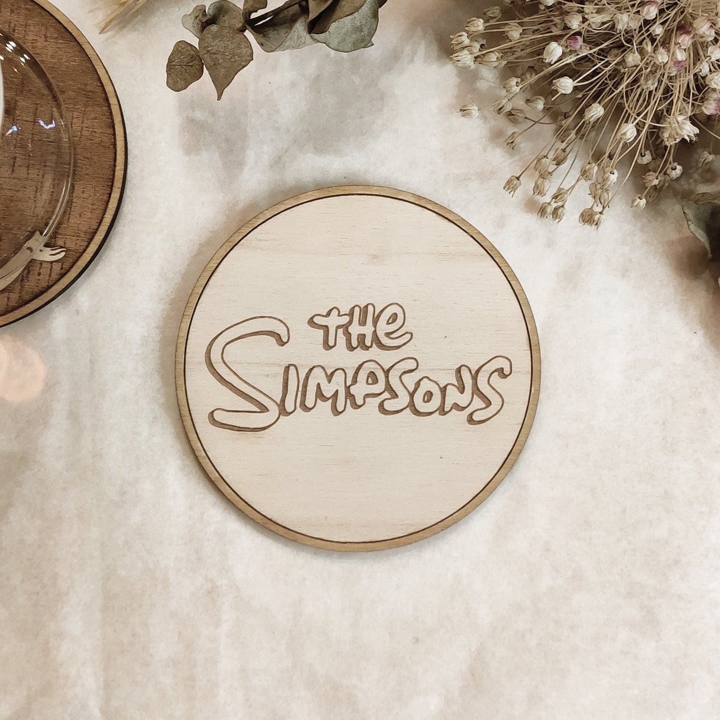 Set of 6 Wooden Coasters - Handmade Gift - Housewarming - Wood Kitchenware