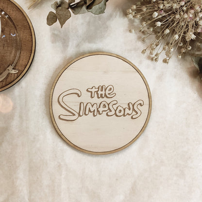 Set of 6 Wooden Coasters - Handmade Gift - Housewarming - Wood Kitchenware