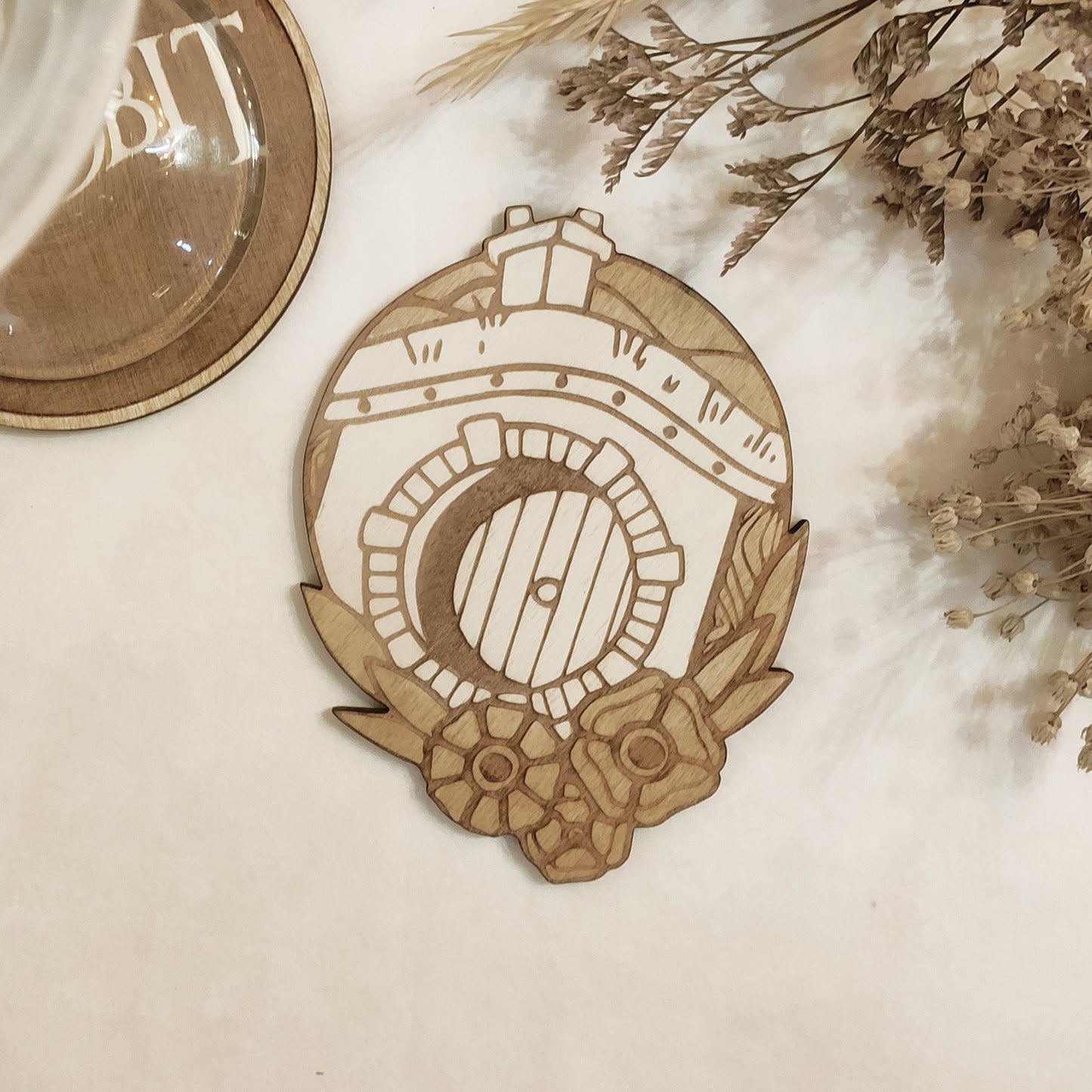 Set of 6 Wooden Coasters - Handmade Gift - Housewarming - Wood Kitchenware