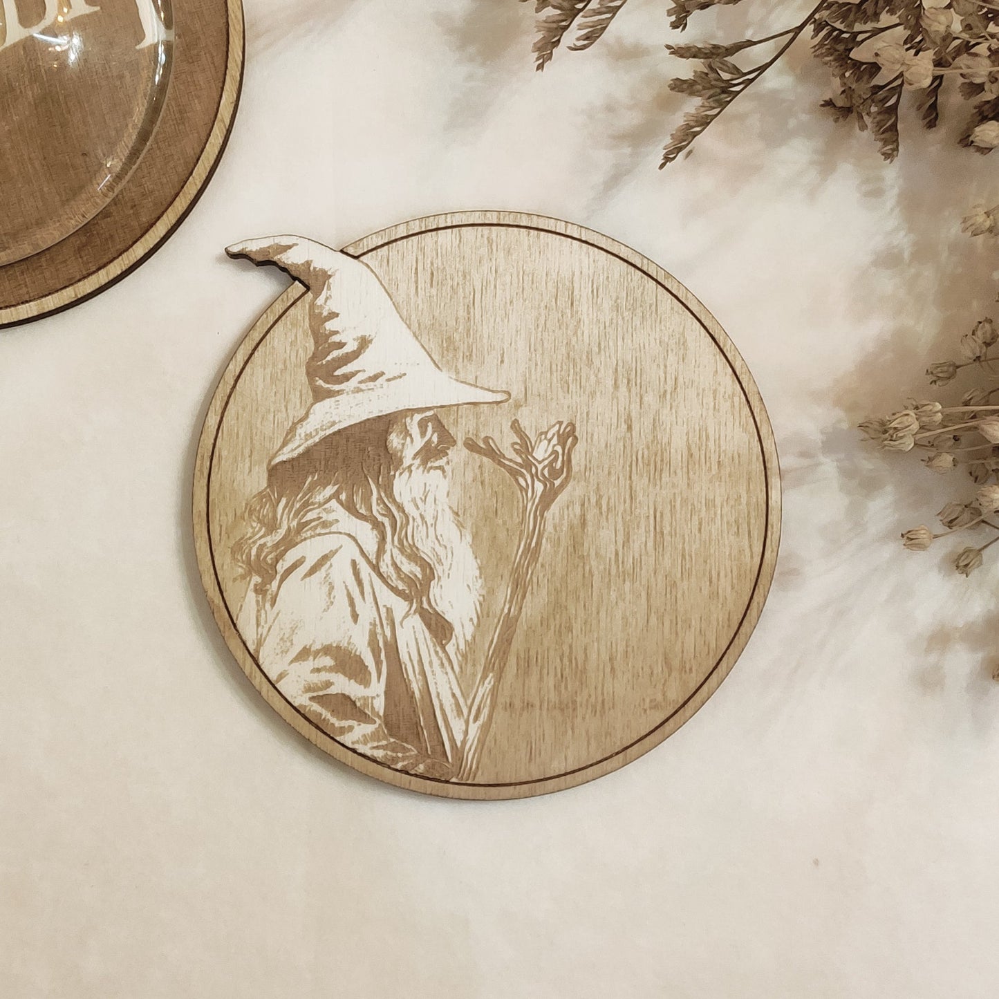 Set of 6 Wooden Coasters - Handmade Gift - Housewarming - Wood Kitchenware