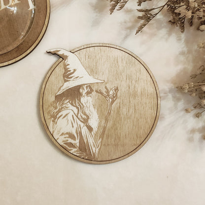 Set of 6 Wooden Coasters - Handmade Gift - Housewarming - Wood Kitchenware