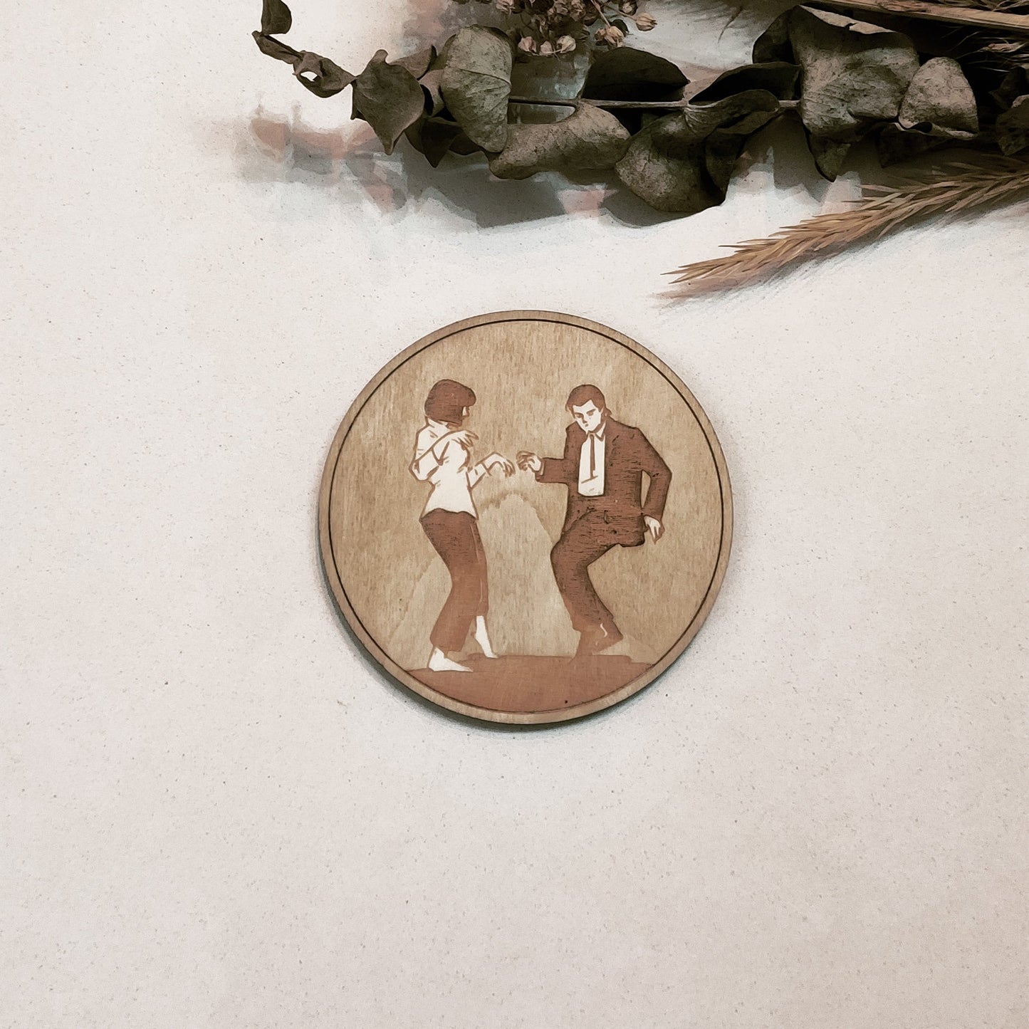 Set of 6 Wooden Coasters - Handmade Gift - Housewarming - Wood Kitchenware