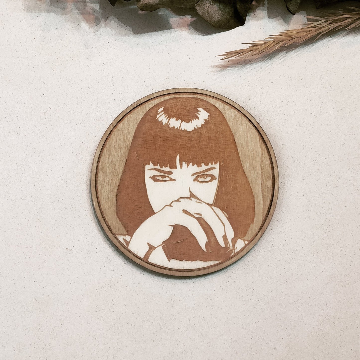 Set of 6 Wooden Coasters - Handmade Gift - Housewarming - Wood Kitchenware