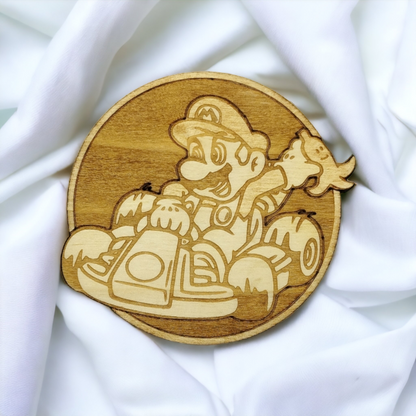 Set of 6  Wooden Coasters - Handmade Gift - Housewarming - Wood Kitchenware - Guardians of The Galaxy