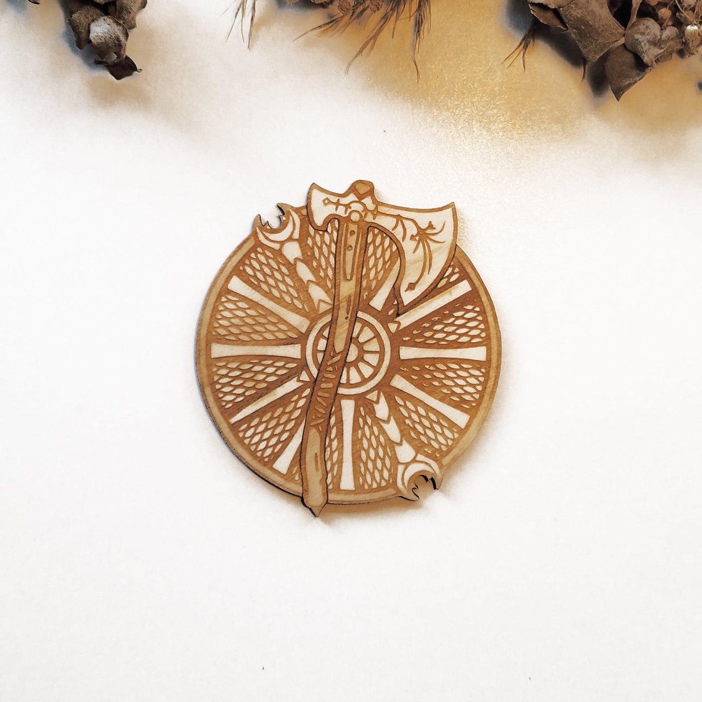 Set of 6 Wooden Coasters - Handmade Gift - Housewarming - Wood Kitchenware