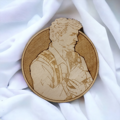 Set of 6 Wooden Coasters - Handmade Gift - Housewarming - Wood Kitchenware