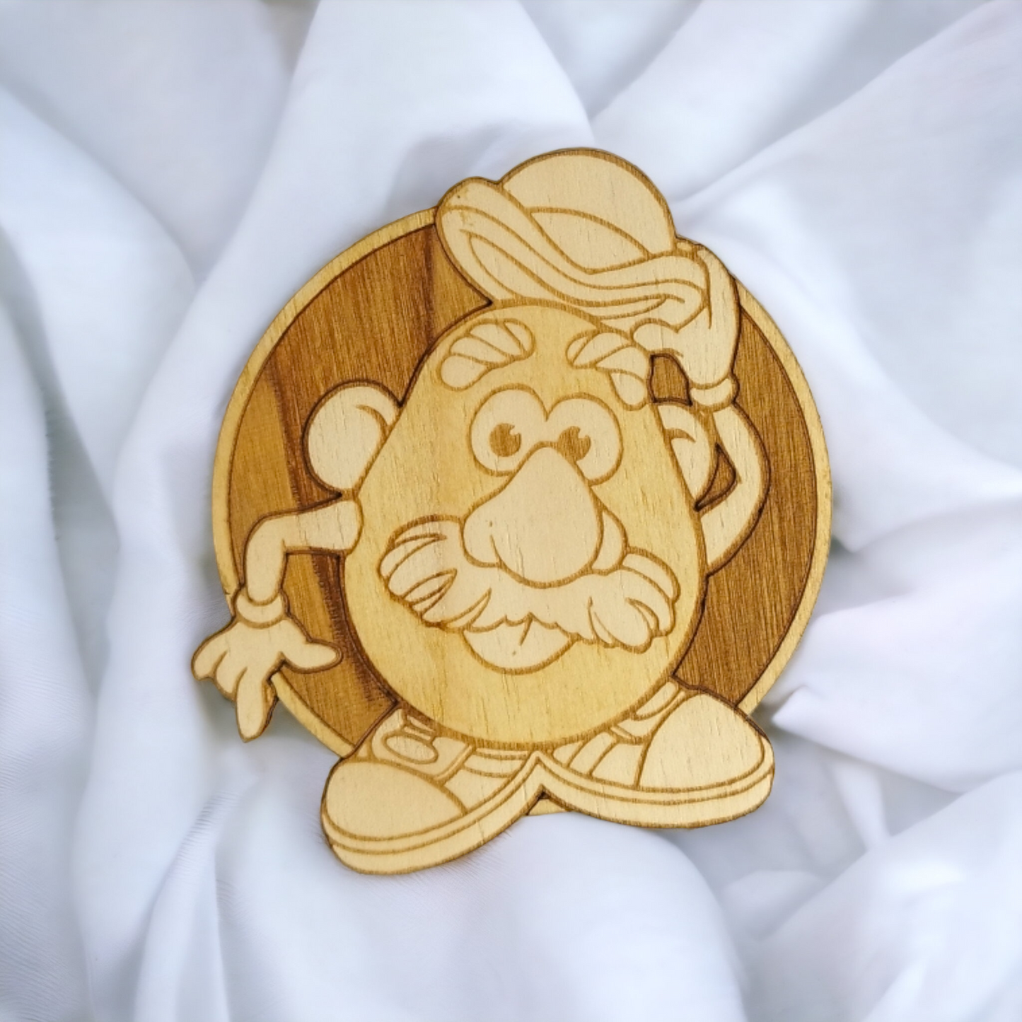 Set of 6  Wooden Coasters - Handmade Gift - Housewarming - Wood Kitchenware