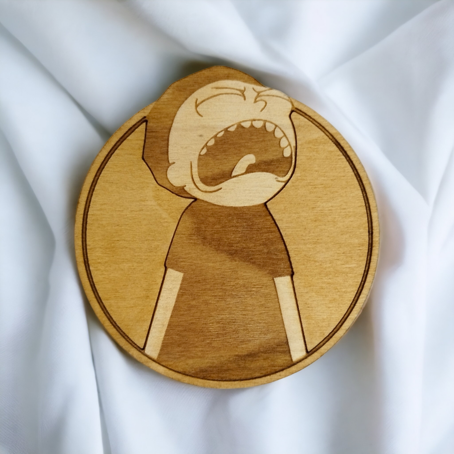 Set of 6 Wooden Coasters - Handmade Gift - Housewarming - Wood Kitchenware