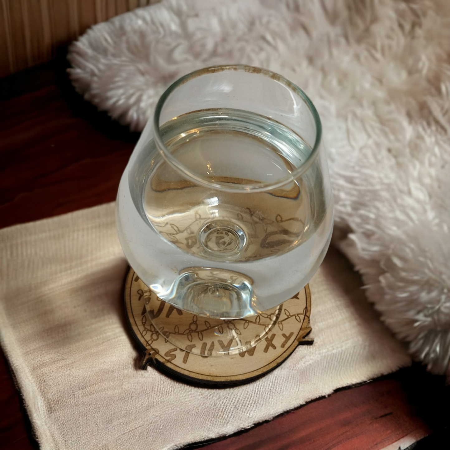 Set of 6  Wooden Coasters - Handmade Gift - Housewarming - Wood Kitchenware