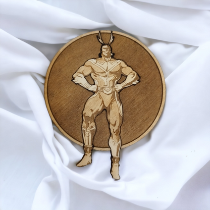 Set of 6 Wooden Coasters - Handmade Gift - Housewarming - Wood Kitchenware