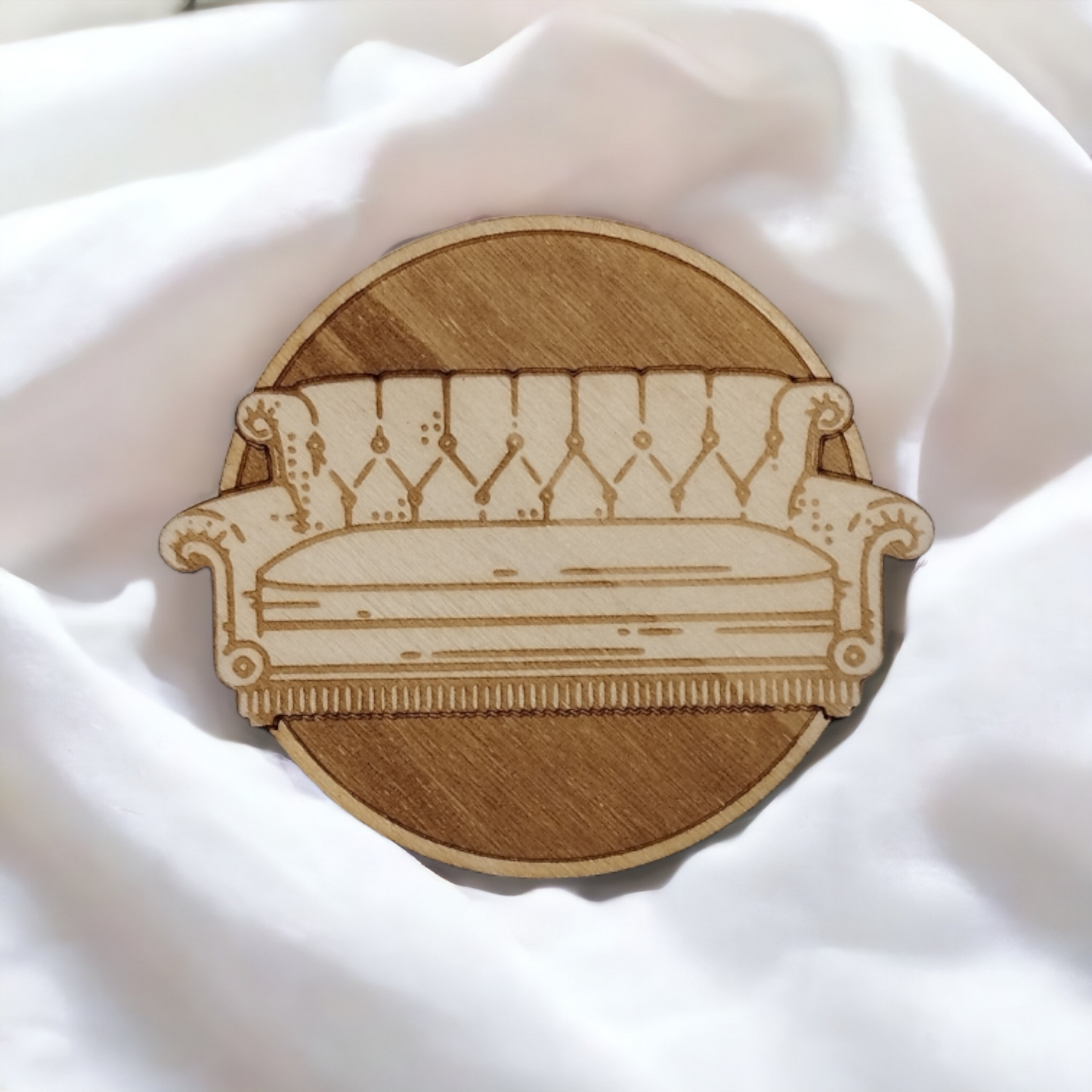 Set of 6 Wooden Coasters - Handmade Gift - Housewarming - Wood Kitchenware